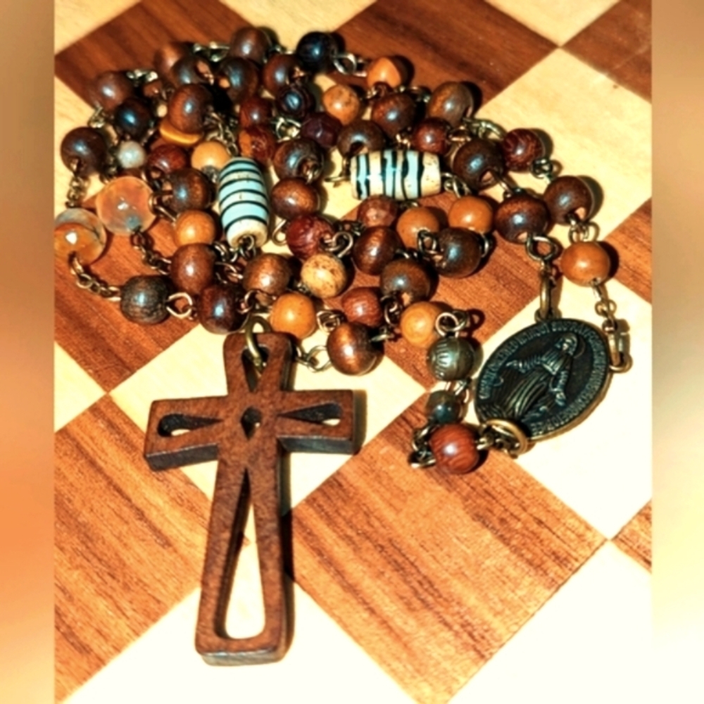 Rosary Handmade Unique Genuine
